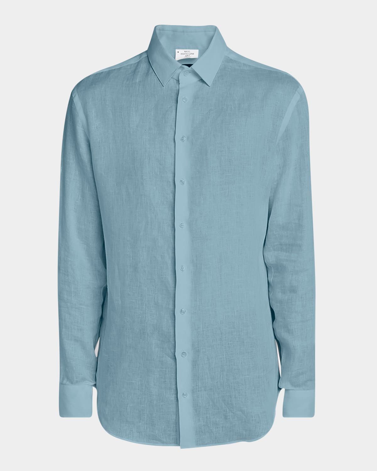 Men & apos;s Classic Solid Linen Sport Shirt