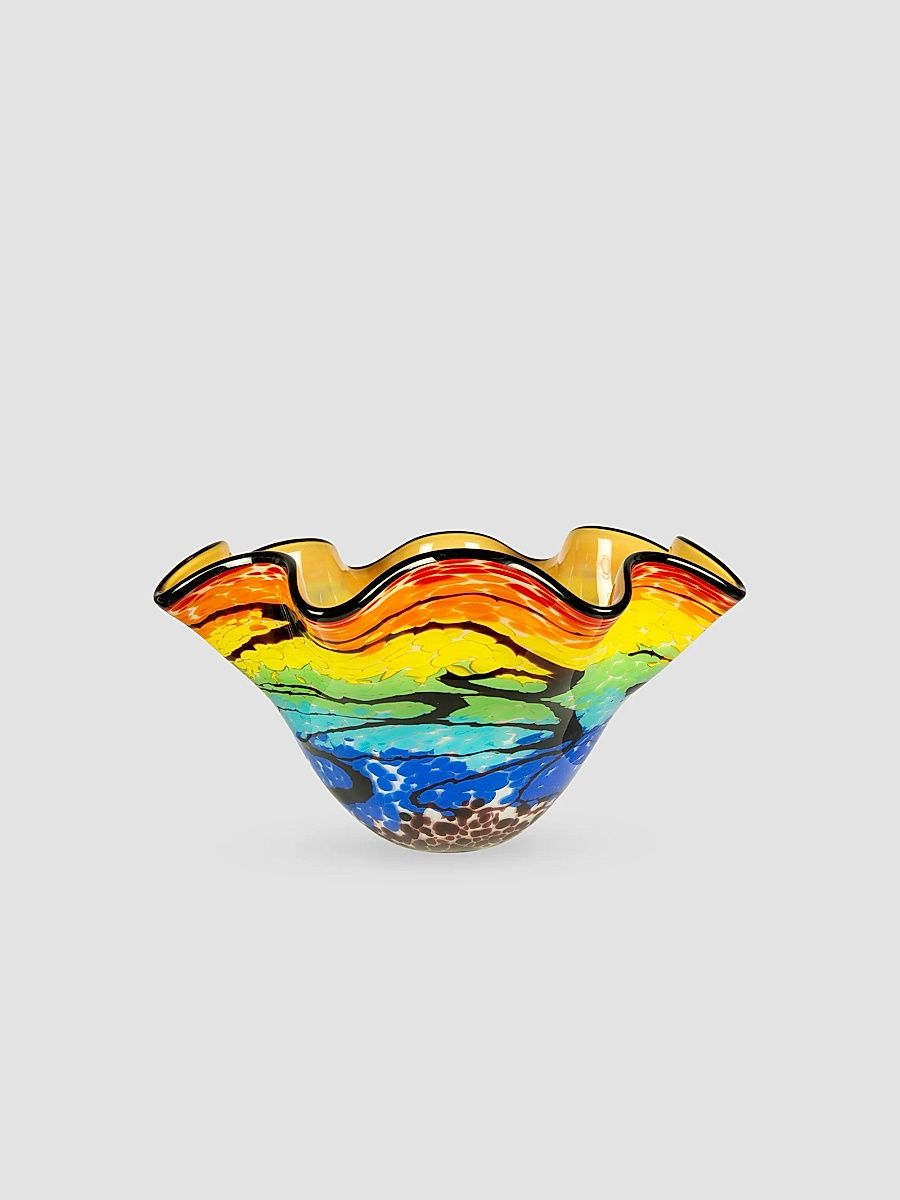 Rainbow Reef Glass Vase - Multi