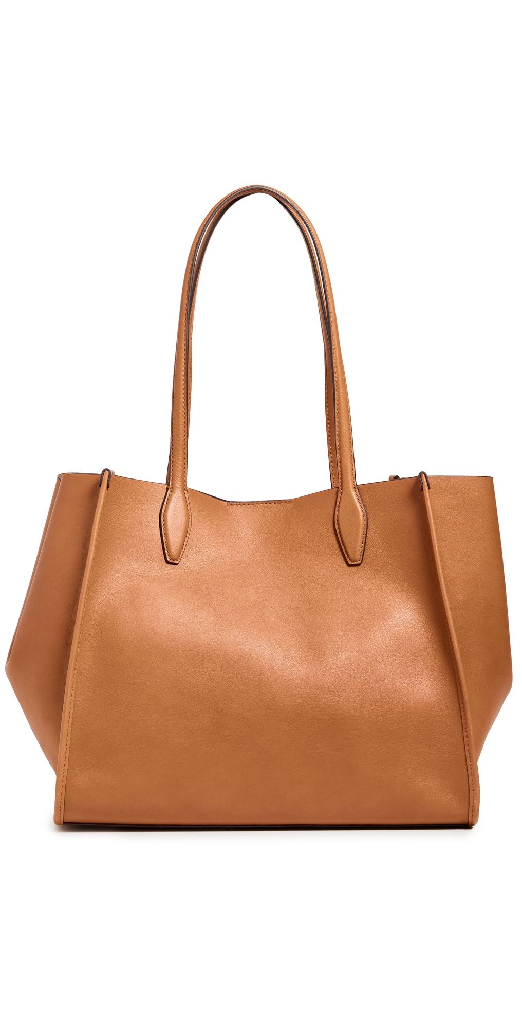 Madewell The Lexington Tote in Leather Hot Coffee One Size