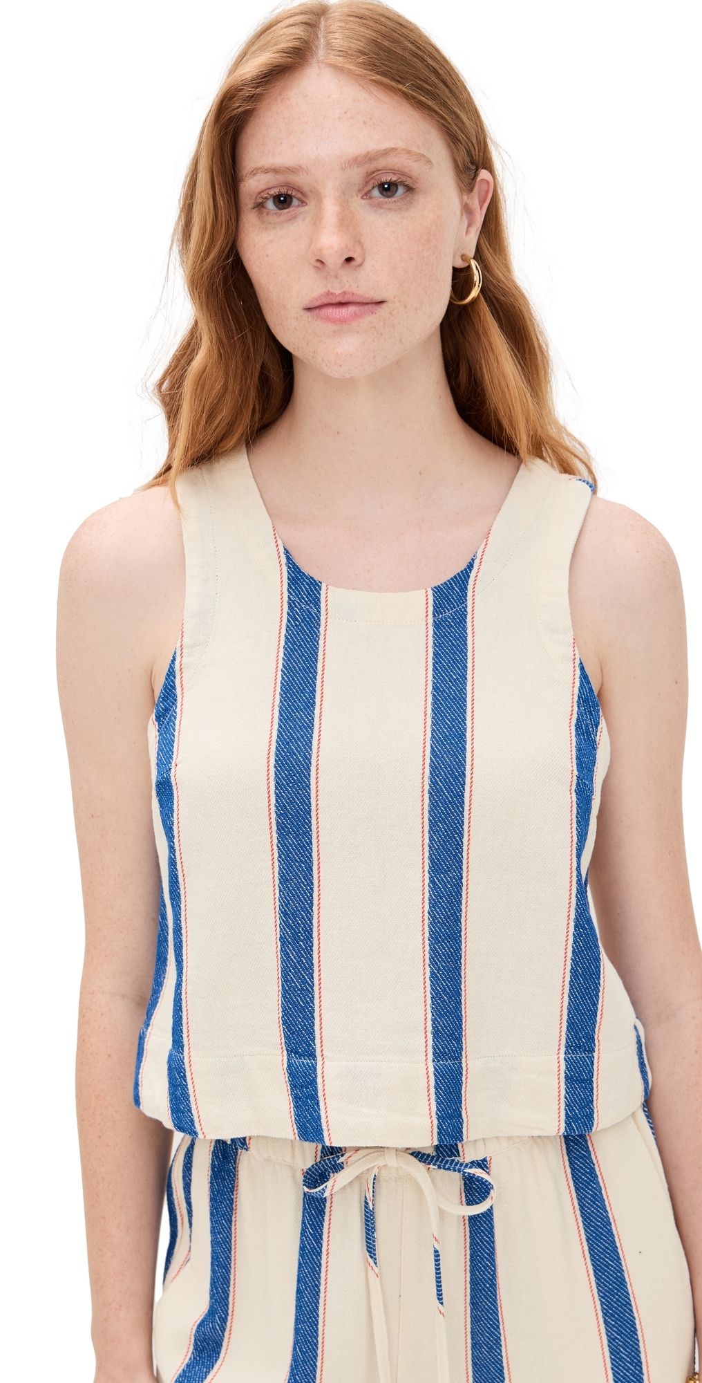 Birds of Paradis Esther Tank Awning Stripe XS