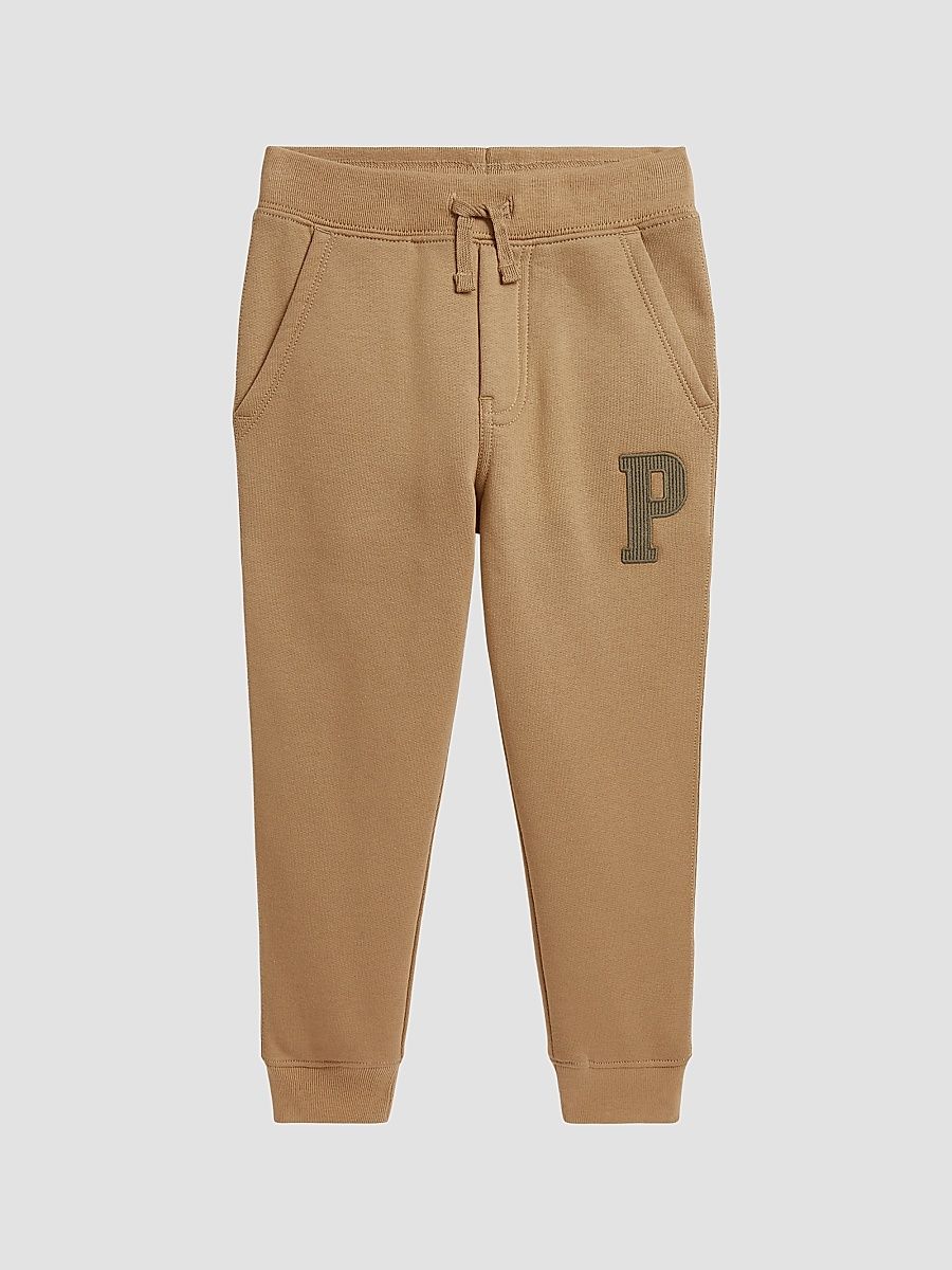 Little Boy's & Boy's Logo Joggers - Camel - Size 14