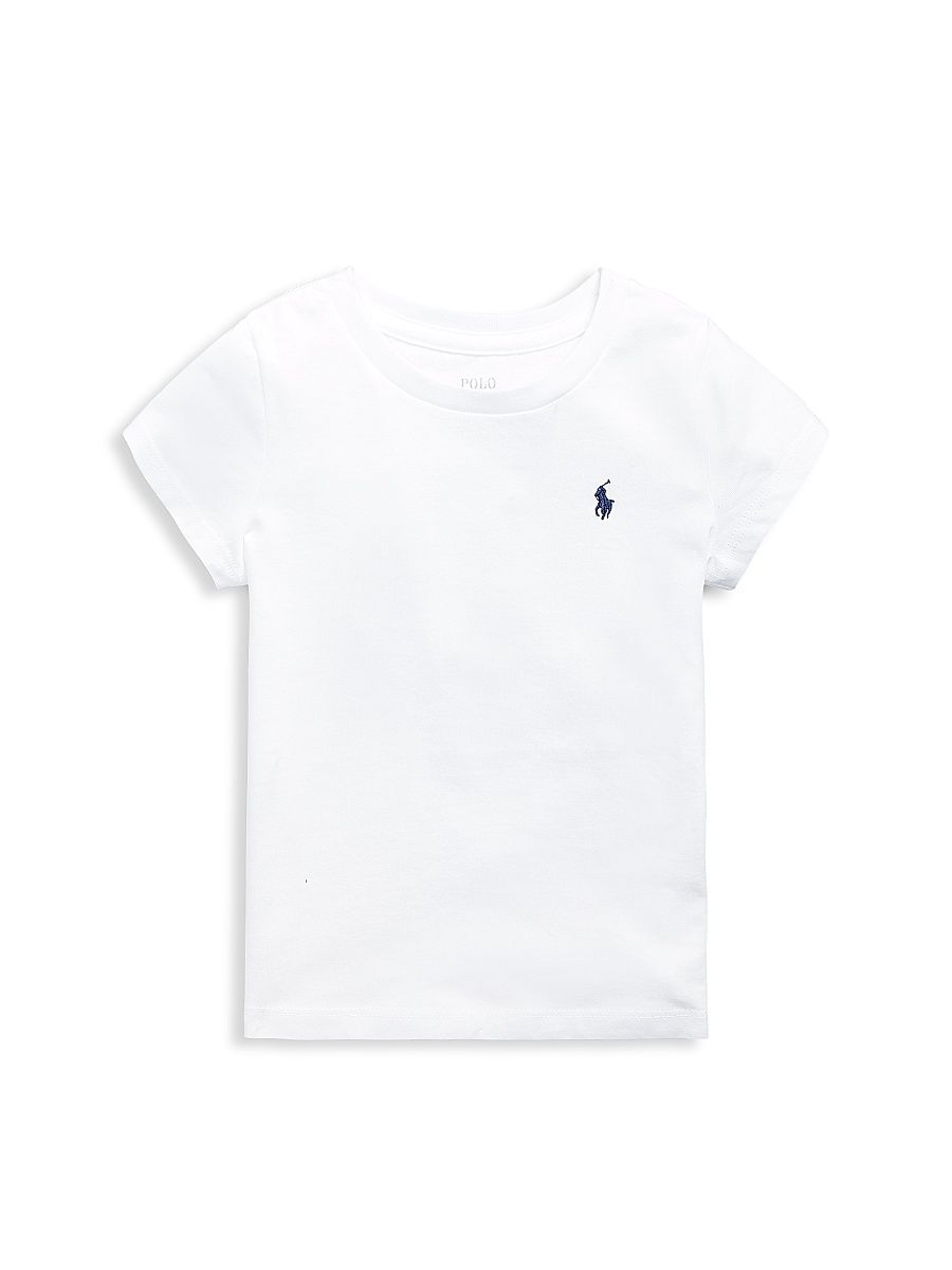 Little Girl's & Girl's Signature Cotton Polo Tee - White - Size 6