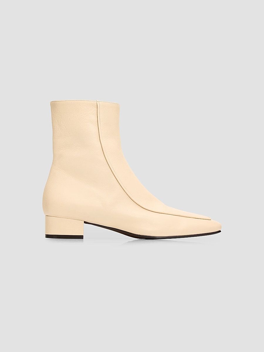 Women's Shadow Ban 30MM Leather Boots - Soft Calf Stone - Size 11.5