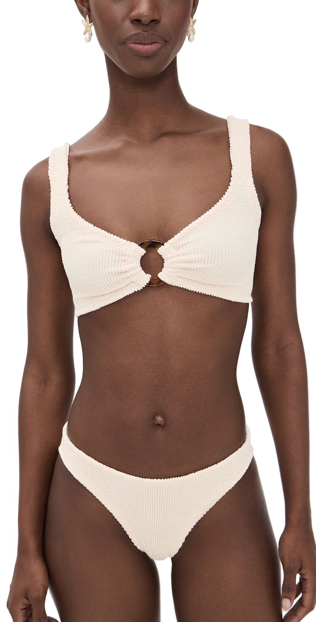 Hunza G Julia Bikini Set Blush One Size