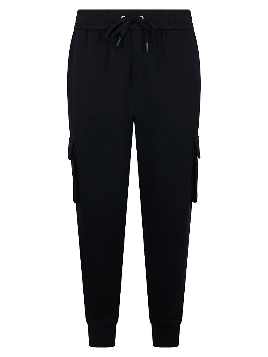 Men's Icon Sportswear Hartsfield Cotton Cargo Joggers - Black - Size XL