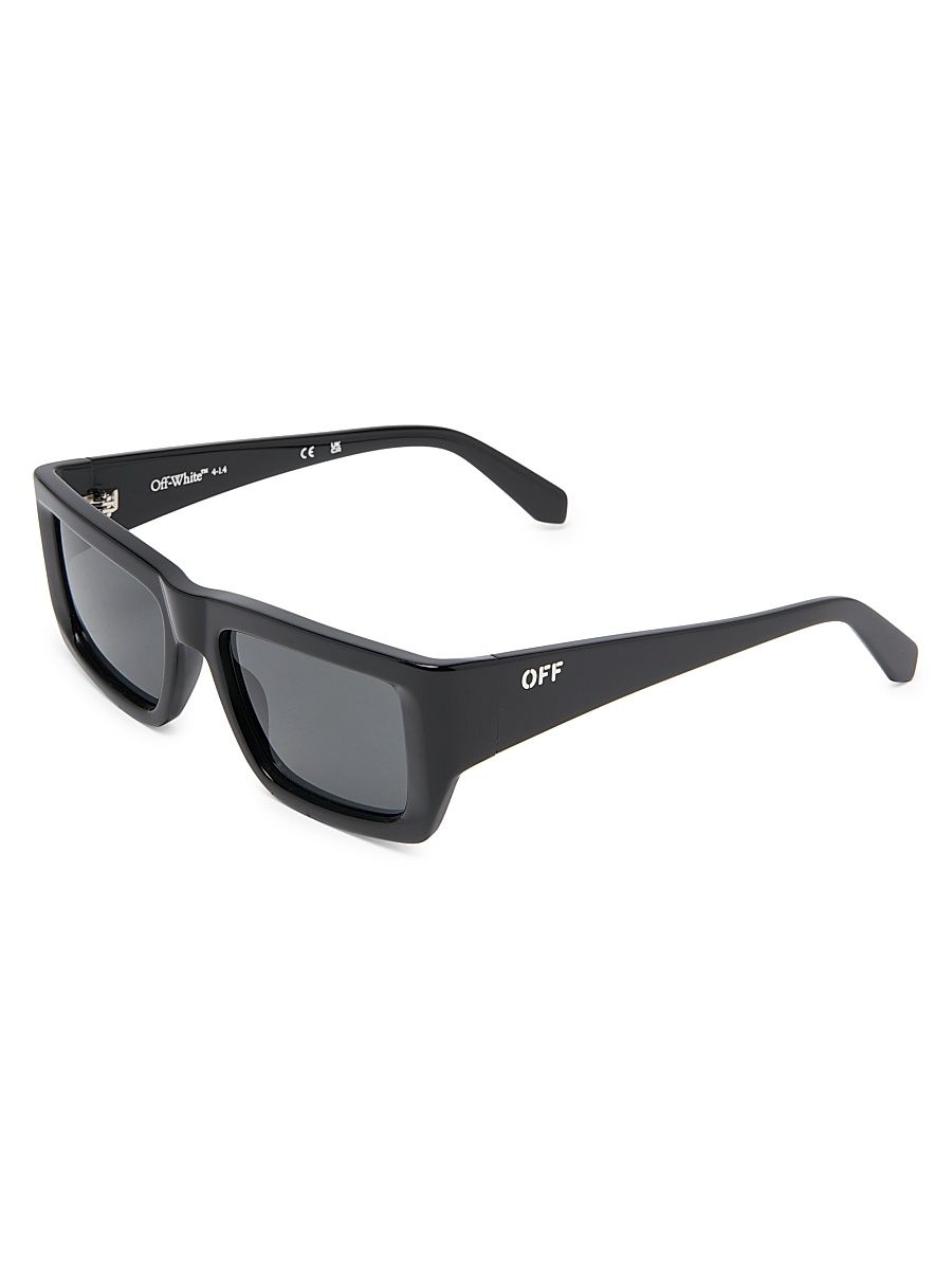 Men's 53MM Prescott Sunglasses - Black Dark Grey
