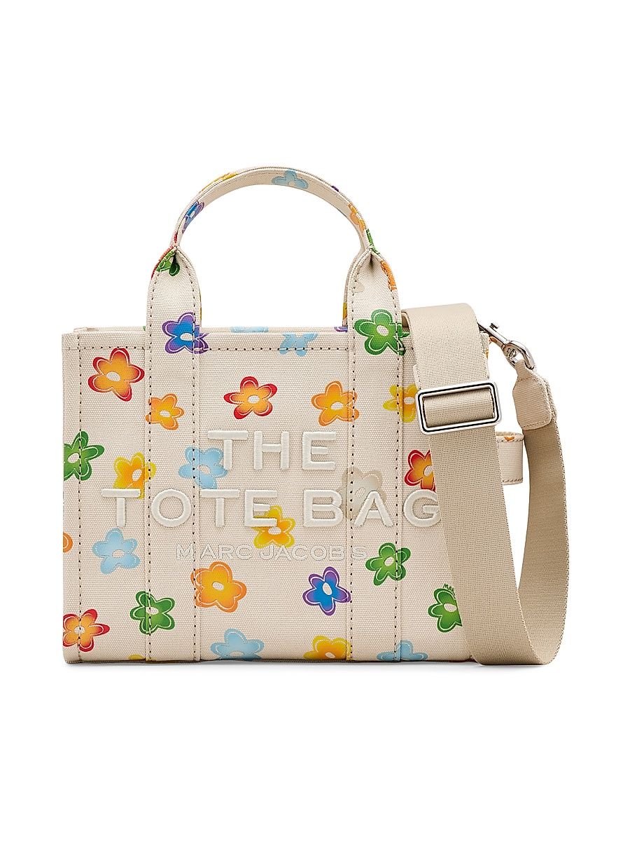 Women's The Wild Daisy Small Tote Bag - White Multi