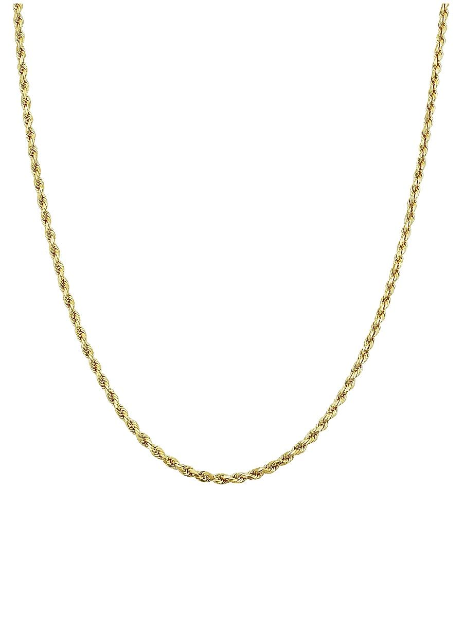 Women's 14K Yellow Gold Roman Rope Bold Necklace - Yellow Gold - Size 24