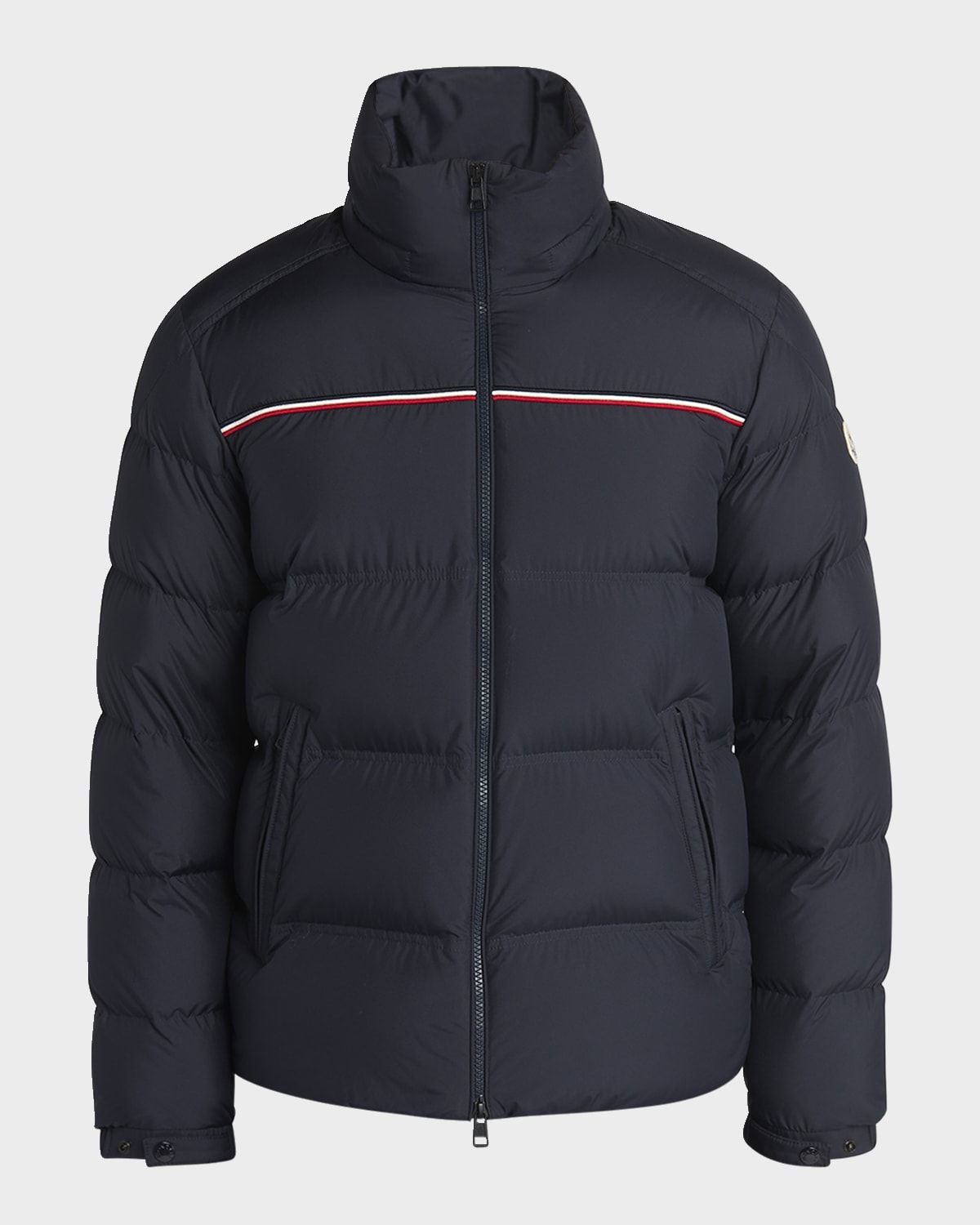 Men & apos;s Bouvaque Tricolor-Trim Down Jacket