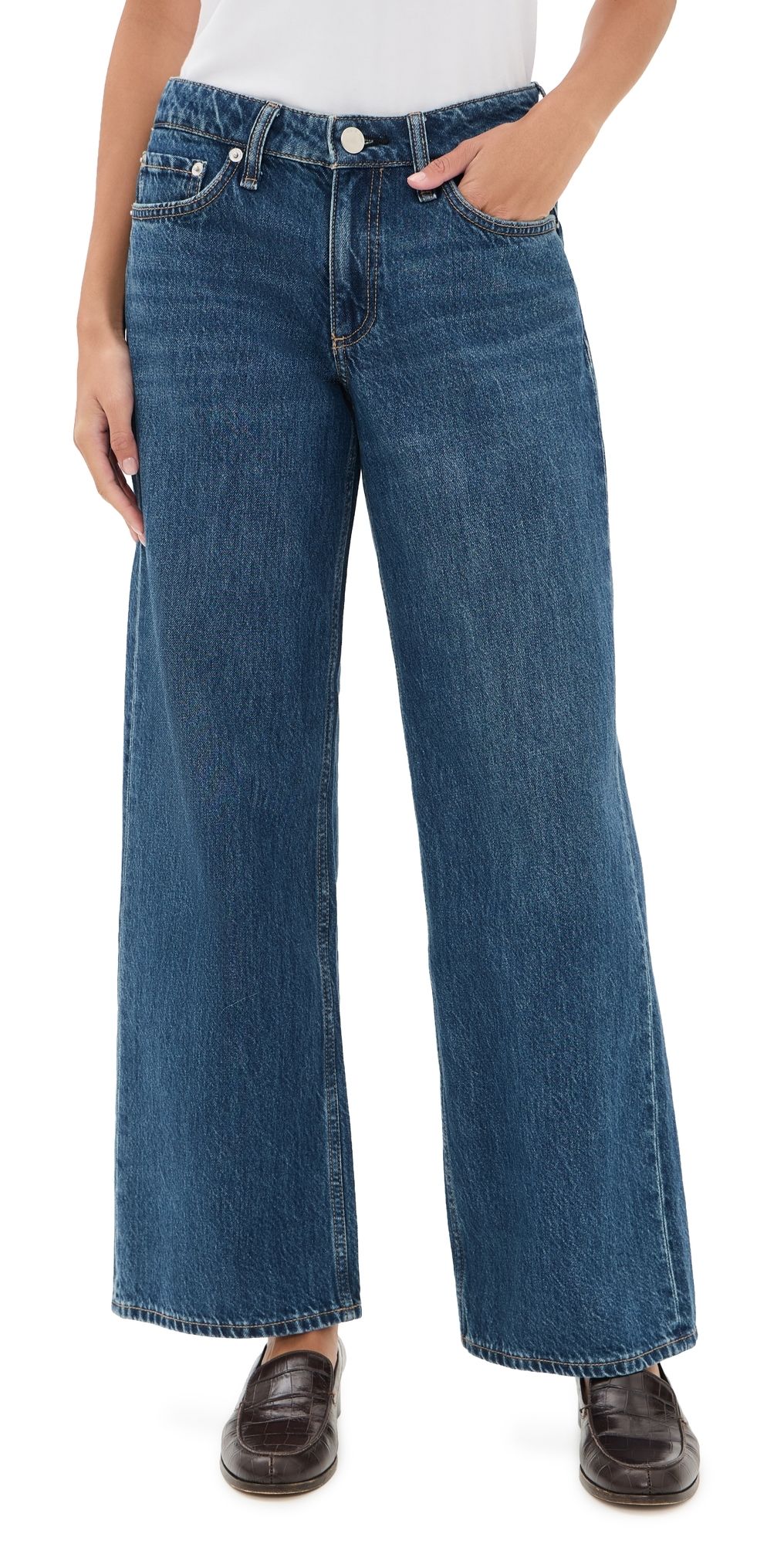 rag & bone Cam Ankle Straight Jeans Nova 28
