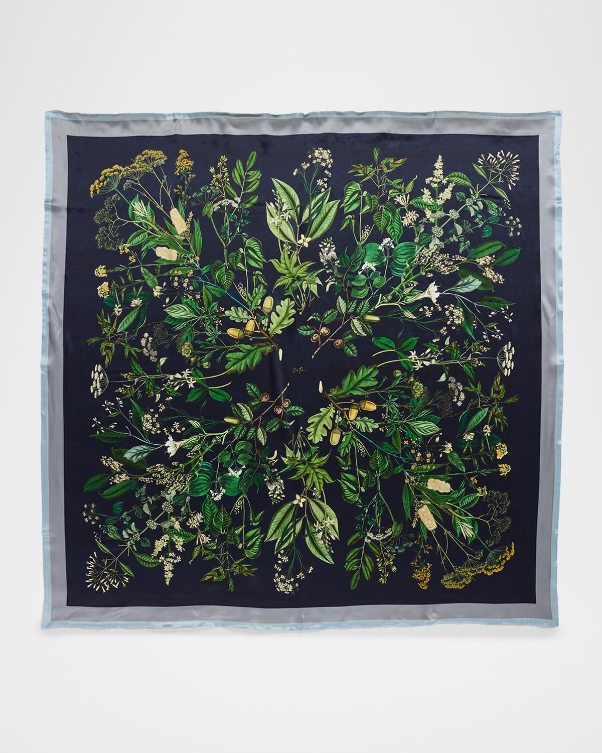 Brooke Double-Sided Large Square Silk Scarf