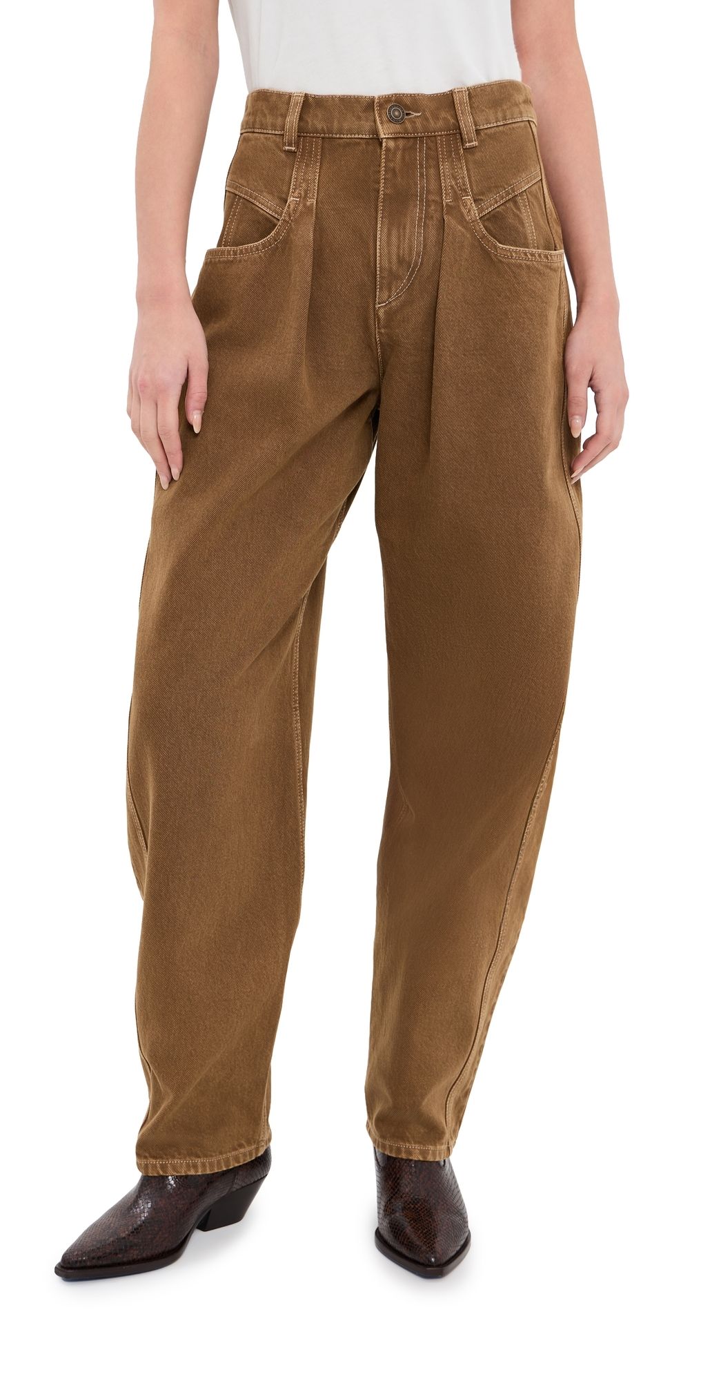 Isabel Marant Lisha Jeans Bronze 38