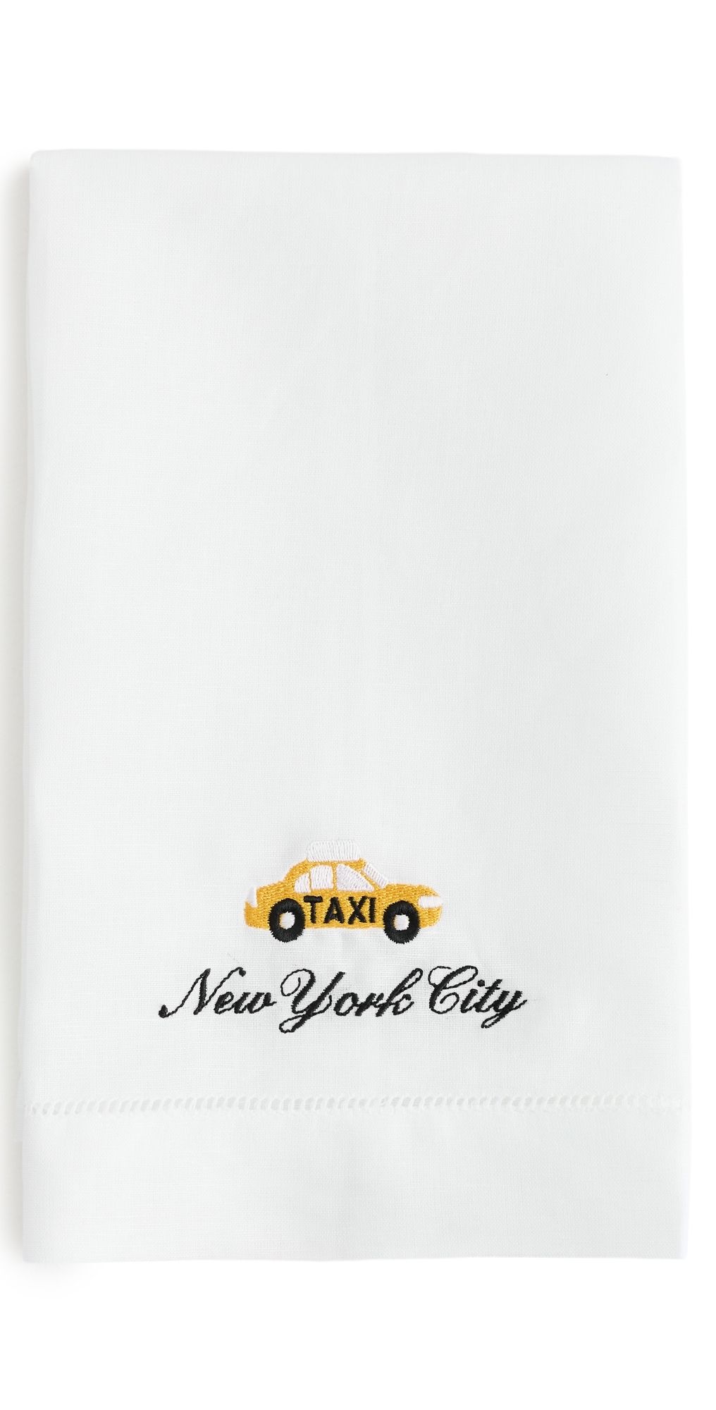 Abbode NYC Taxi Tea Towel White One Size