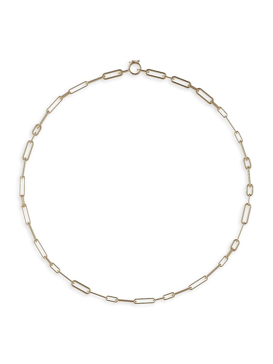 Women's Marius 18K Yellow Gold Elongated Multi-Link Necklace - Yellow Gold