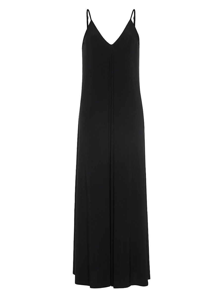 Women's Clara V-Neck Maxi Dress - Black - Size Large