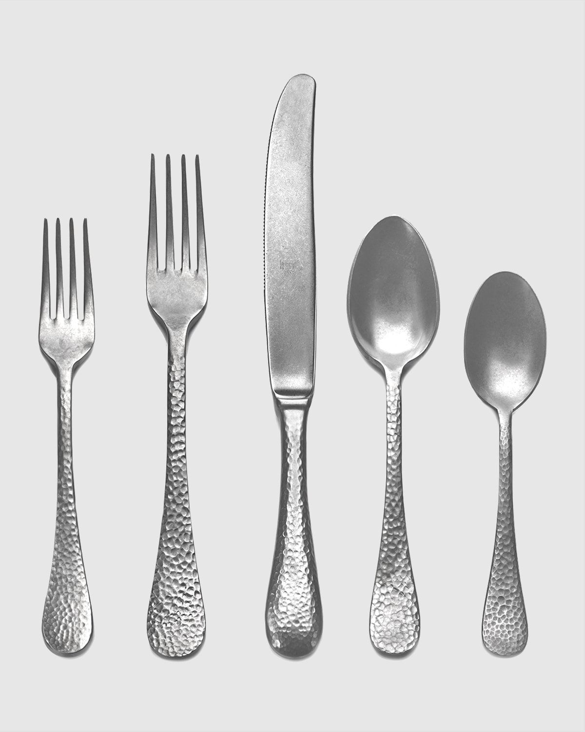 Epoque Pewter 5-Piece Flatware Set