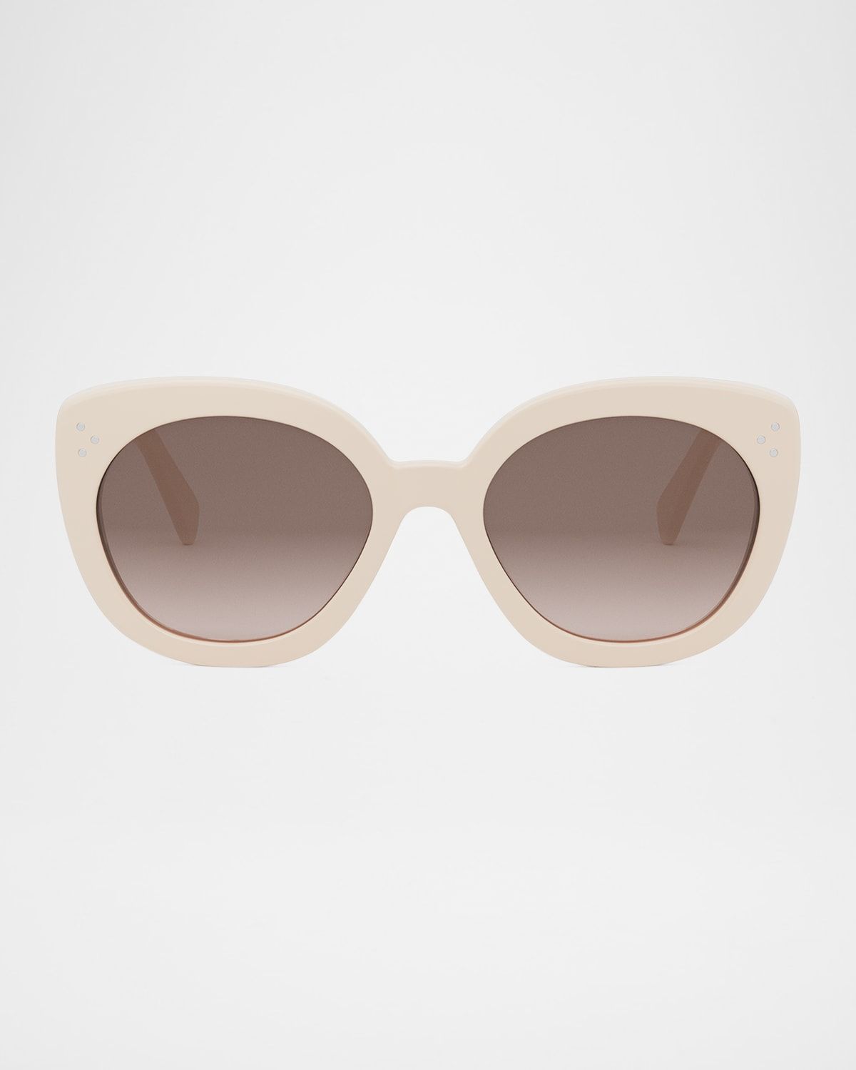 Bold 3 Dots Acetate Butterfly Sunglasses