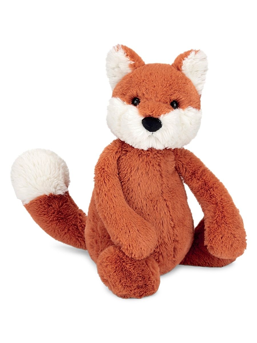 Bashful Fox Plush Toy - Rust