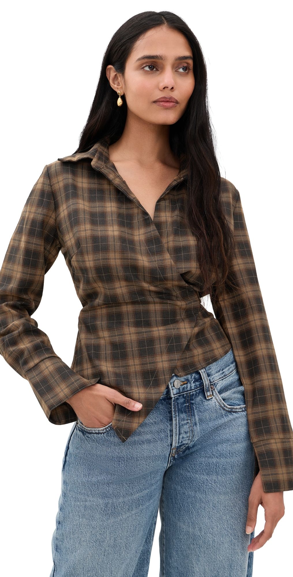 Madison the Label Millie Shirt Check XL