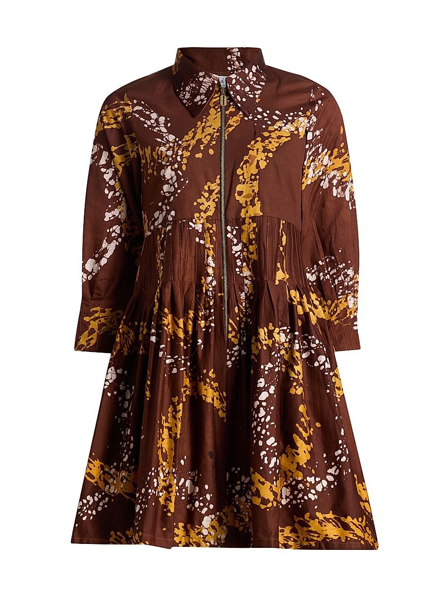 Women's The Summon Kolawole Cotton Minidress - Multi Color - Size Small