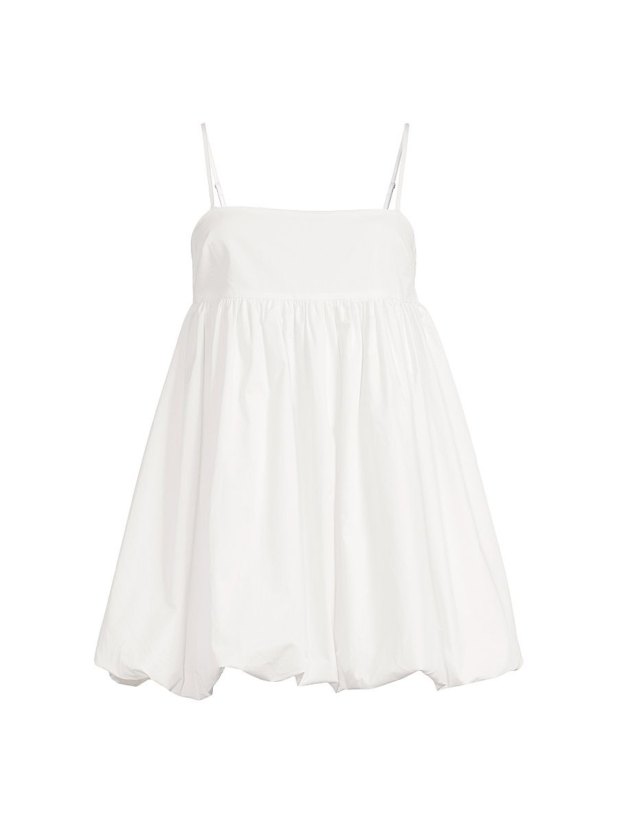 Women's The Charlotte Cotton Minidress - Optic White - Size XL