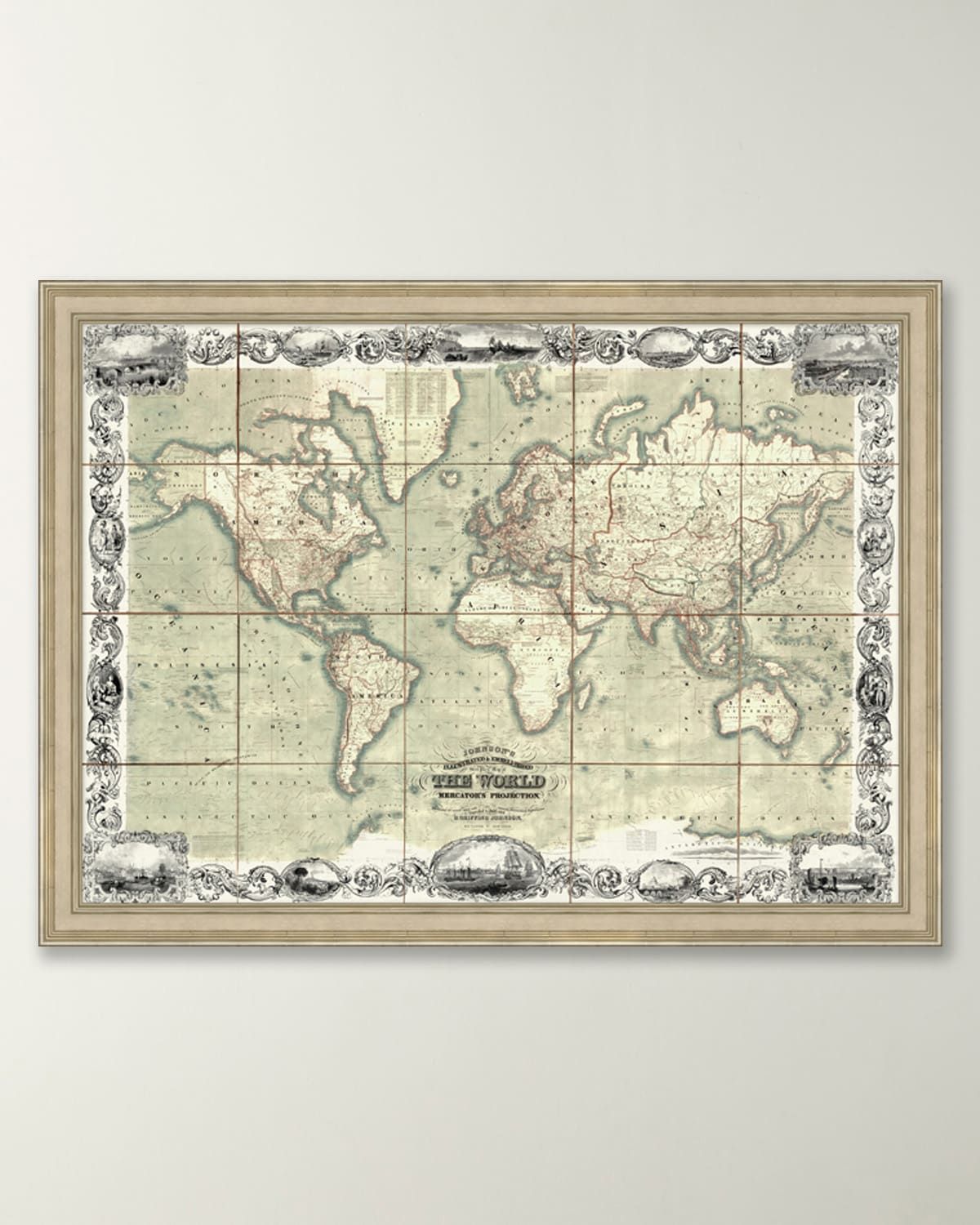 Illustrated Map of the World