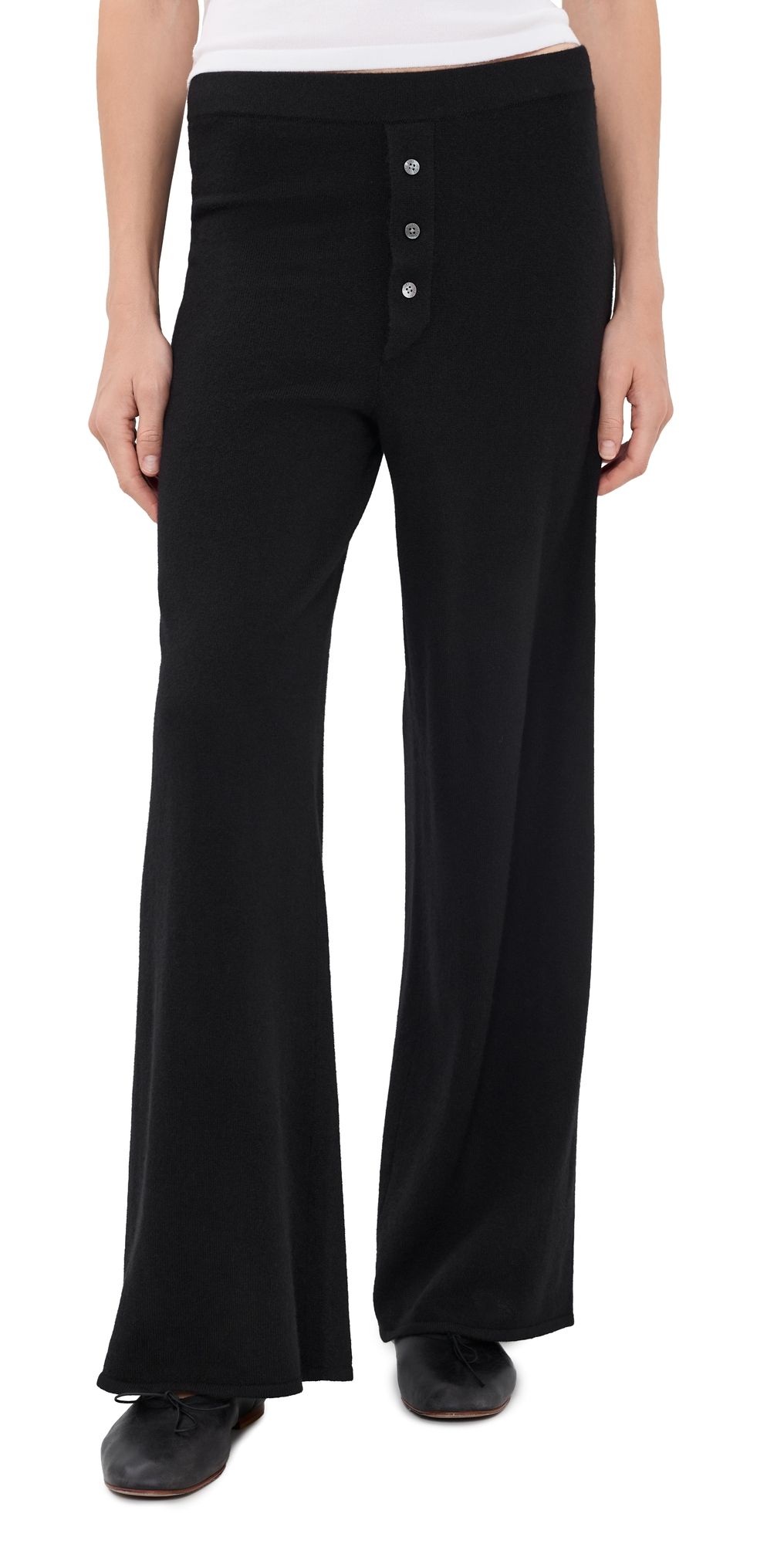Guest in Residence Everywear Cashmere Pants Black XL
