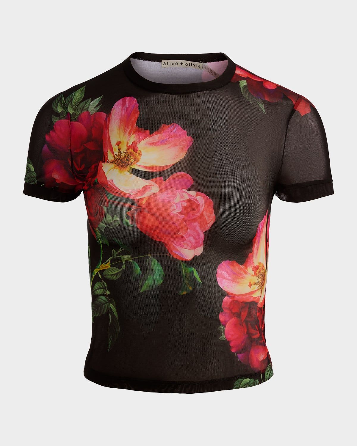 Tess Mesh Crewneck Tee