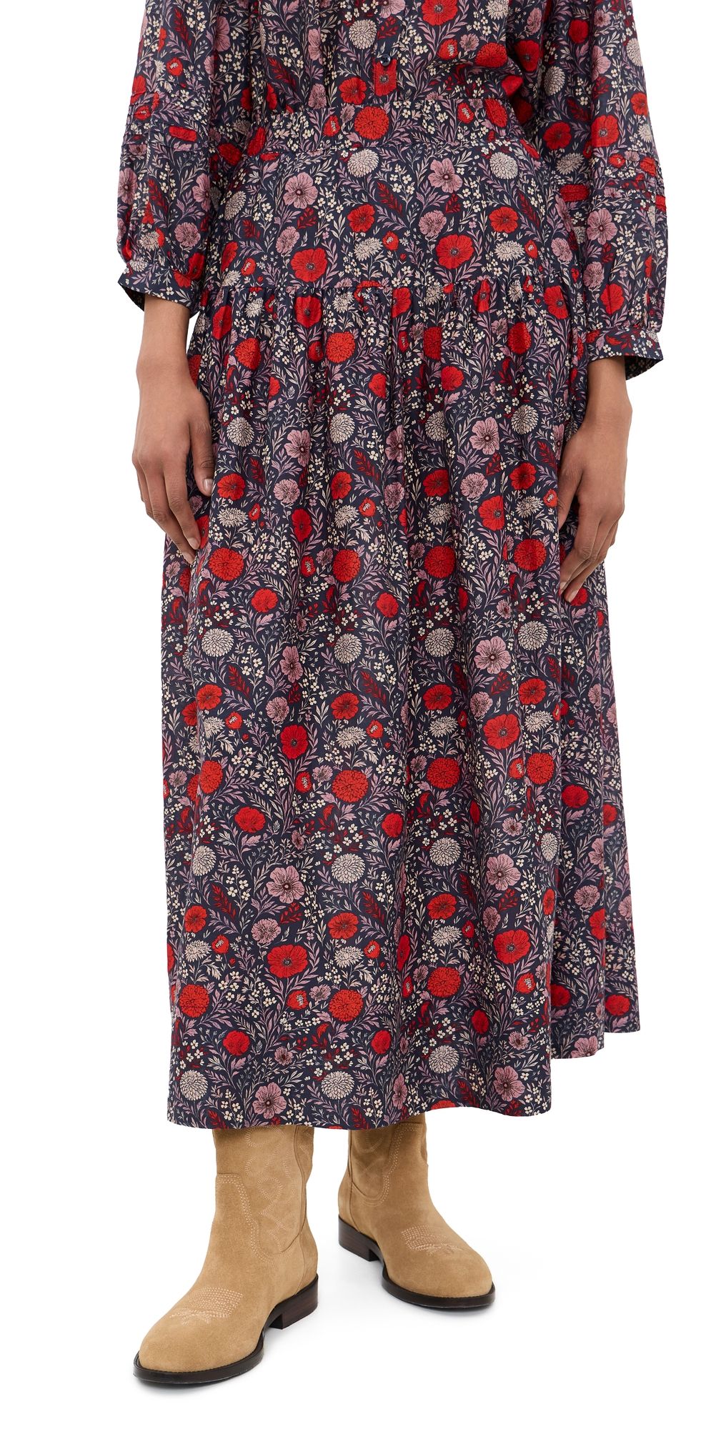 Birds of Paradis Lydia Silk Skirt Atelier Garden S