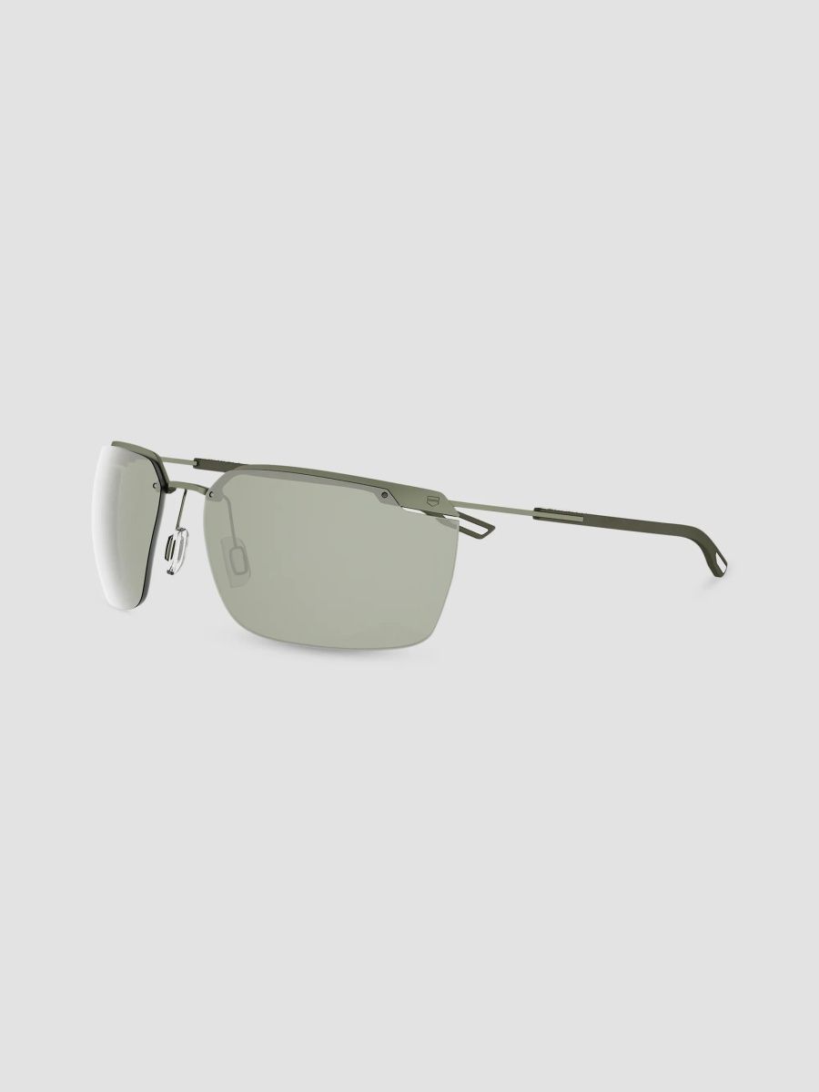 TAG Heuer Men's Flex Rubber 69MM Geometric Sunglasses - Green