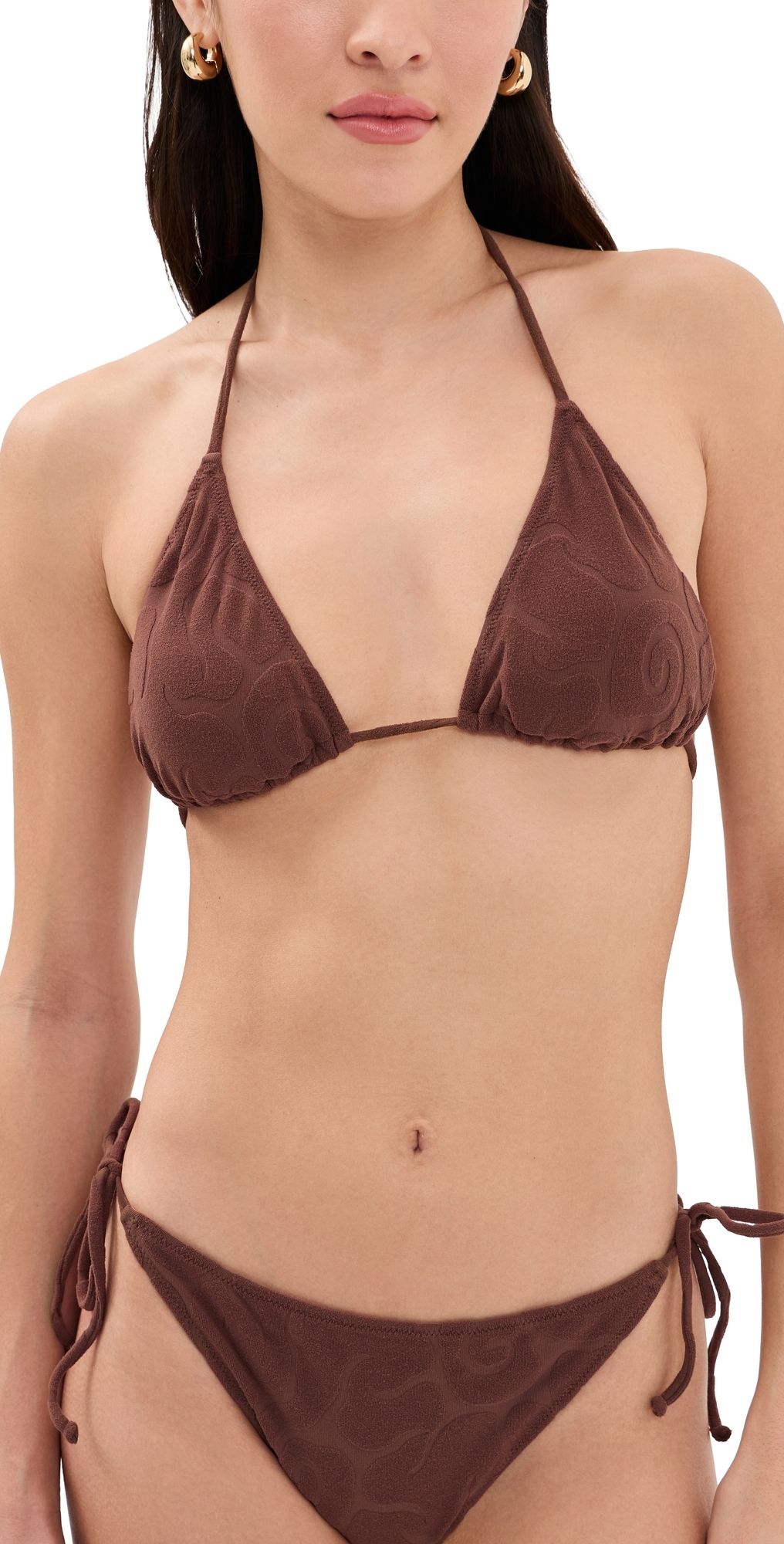 OAS Sunero Calia Bikini Top DK Brown XL