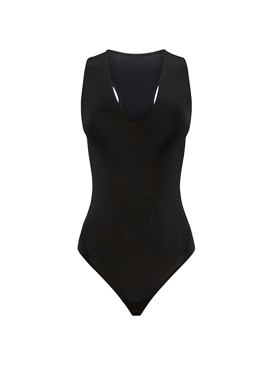 Women's Buenos Aires String Bodysuit - Black - Size Large