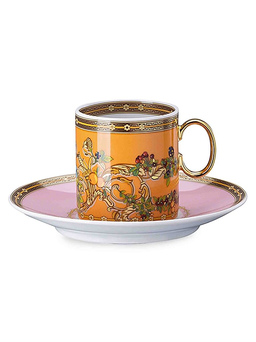 Butterfly Garden Modern Teacup & Saucer Set