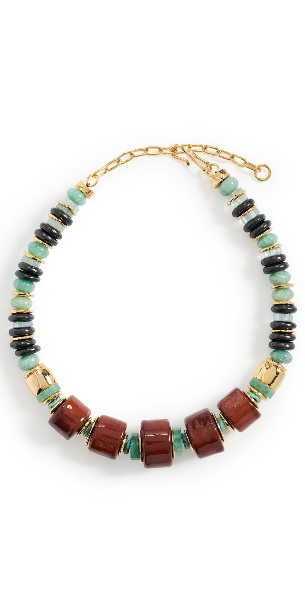 Lizzie Fortunato Granada Necklace In Rosewood Multi One Size