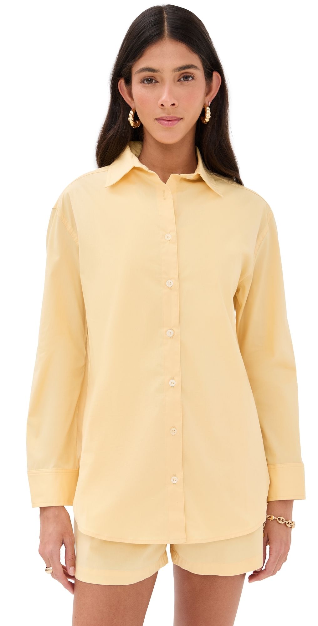 LE BOP Cecillia Button Down Nautical Stripe XXL