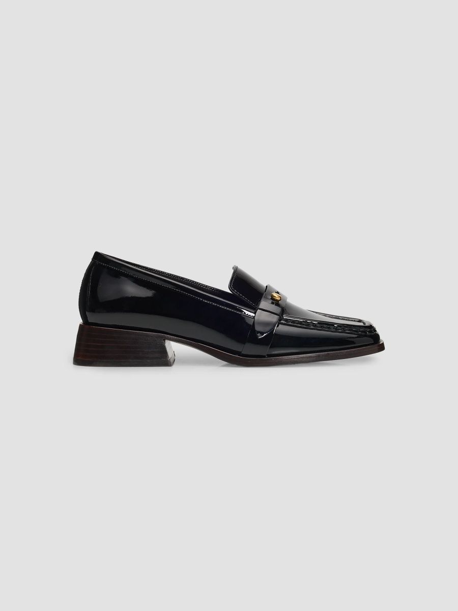 Zimmermann Women's Astor 30MM Patent Leather Loafers - Black - Size 11