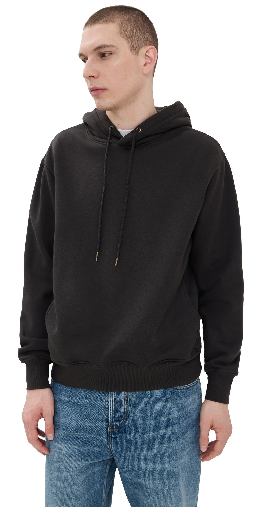 Rhythm Classic Fleece Hoodie Vintage Black L