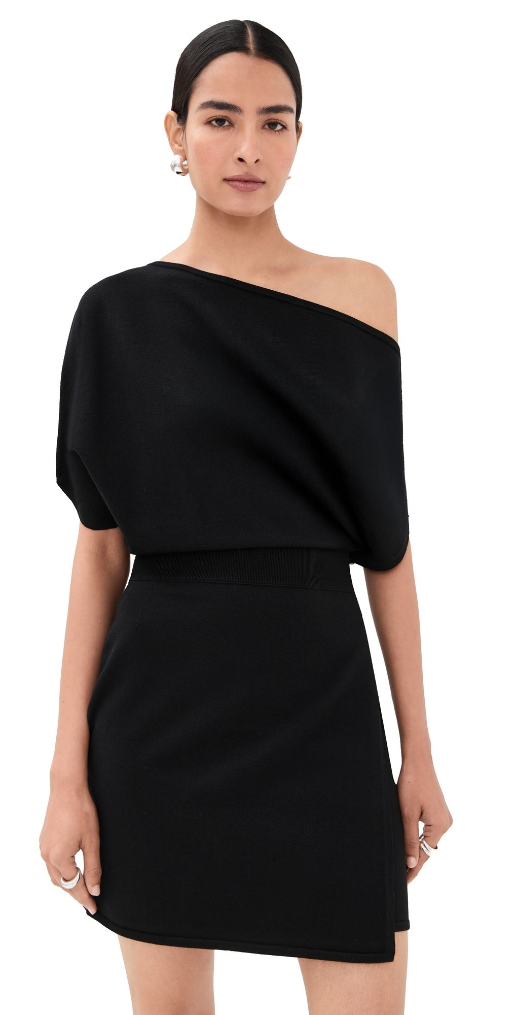 SIMKHAI Shania Mini Dress Black S