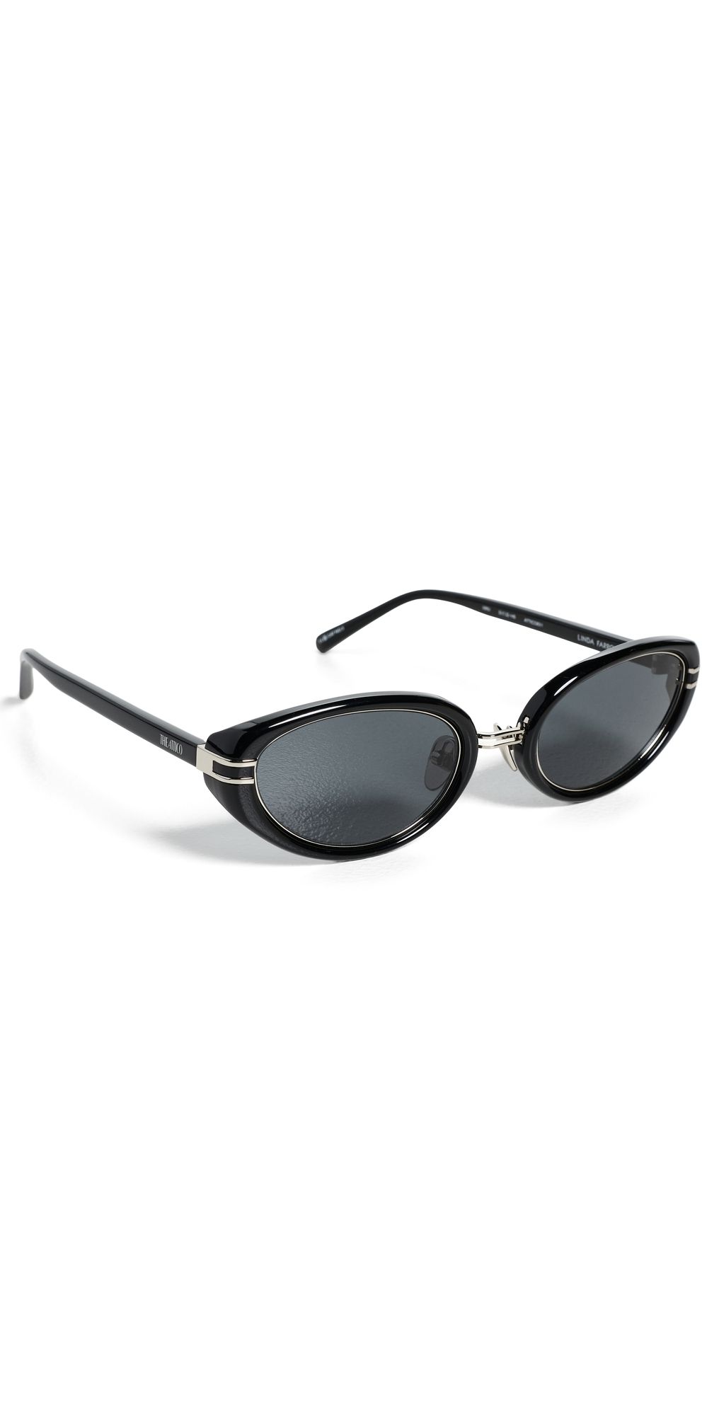 The Attico Ambra Sunglasses Black One Size