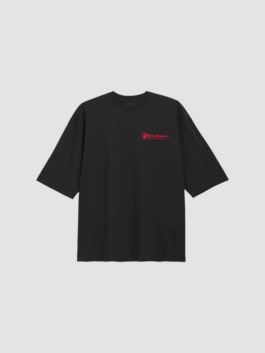 adidas Y-3 Men's adidas x Willy Chavarria Atelier Cotton T-Shirt - Black - Size XXL