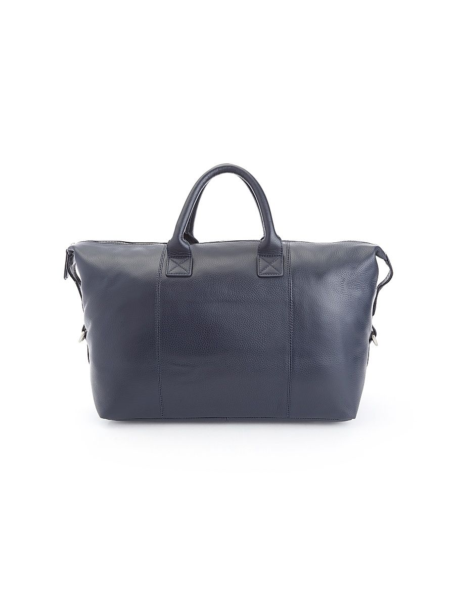 Small Pebble Grain Duffel Bag - Black