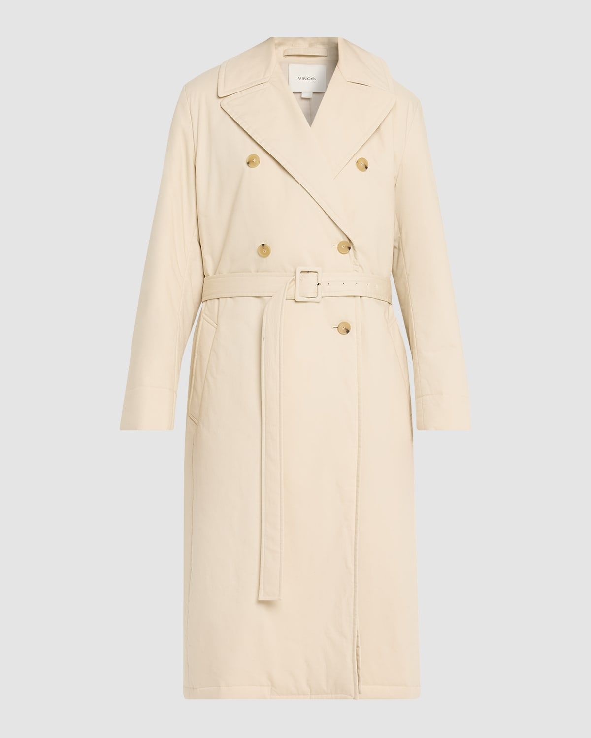 Padded Double-Breasted Coat