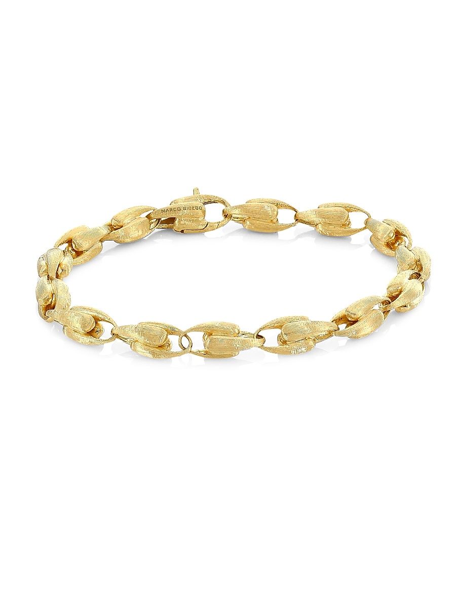 Women's Lucia 18K Yellow Gold Small Link Bracelet - Gold
