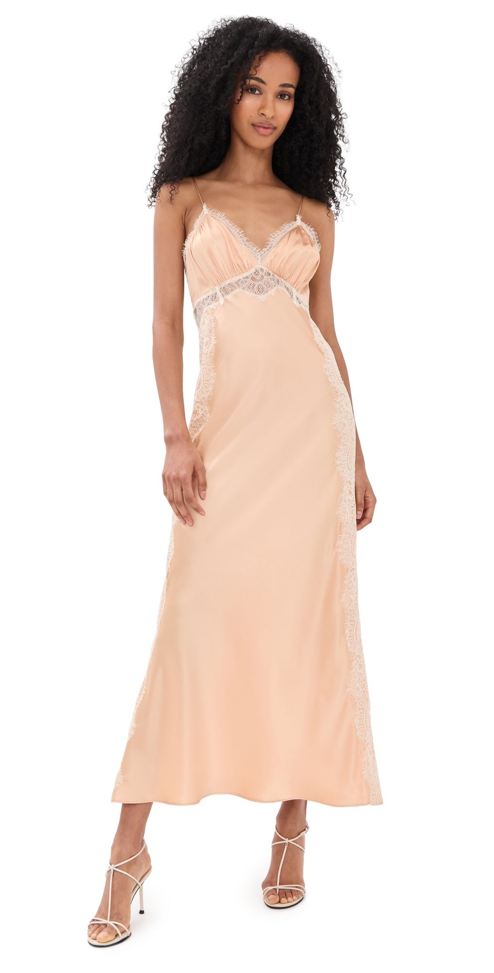 LoveShackFancy Shia Dress Pale Gold 14