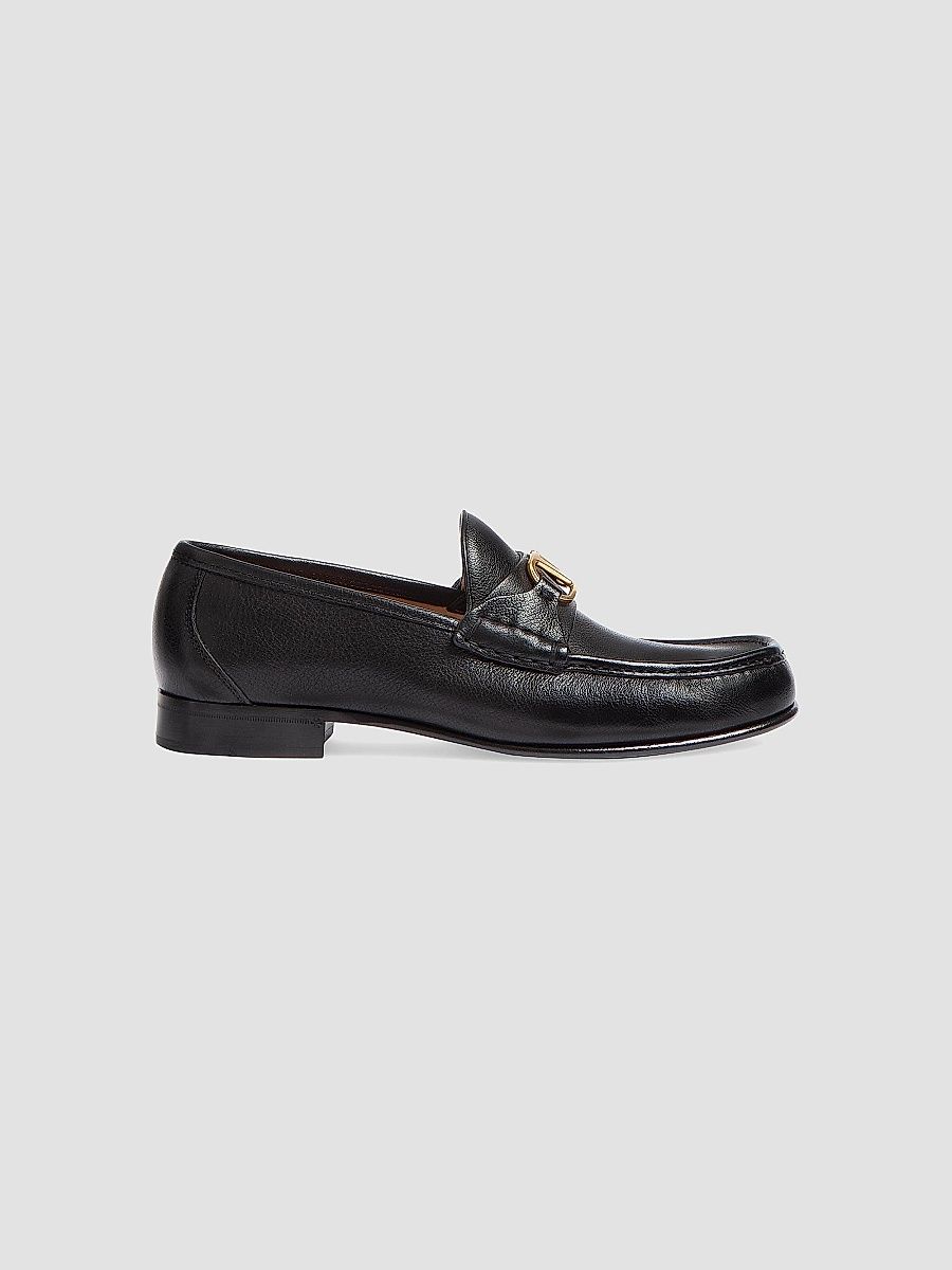 Valentino Men's VLogo Signature Buffalo Loafers - Black - Size 13