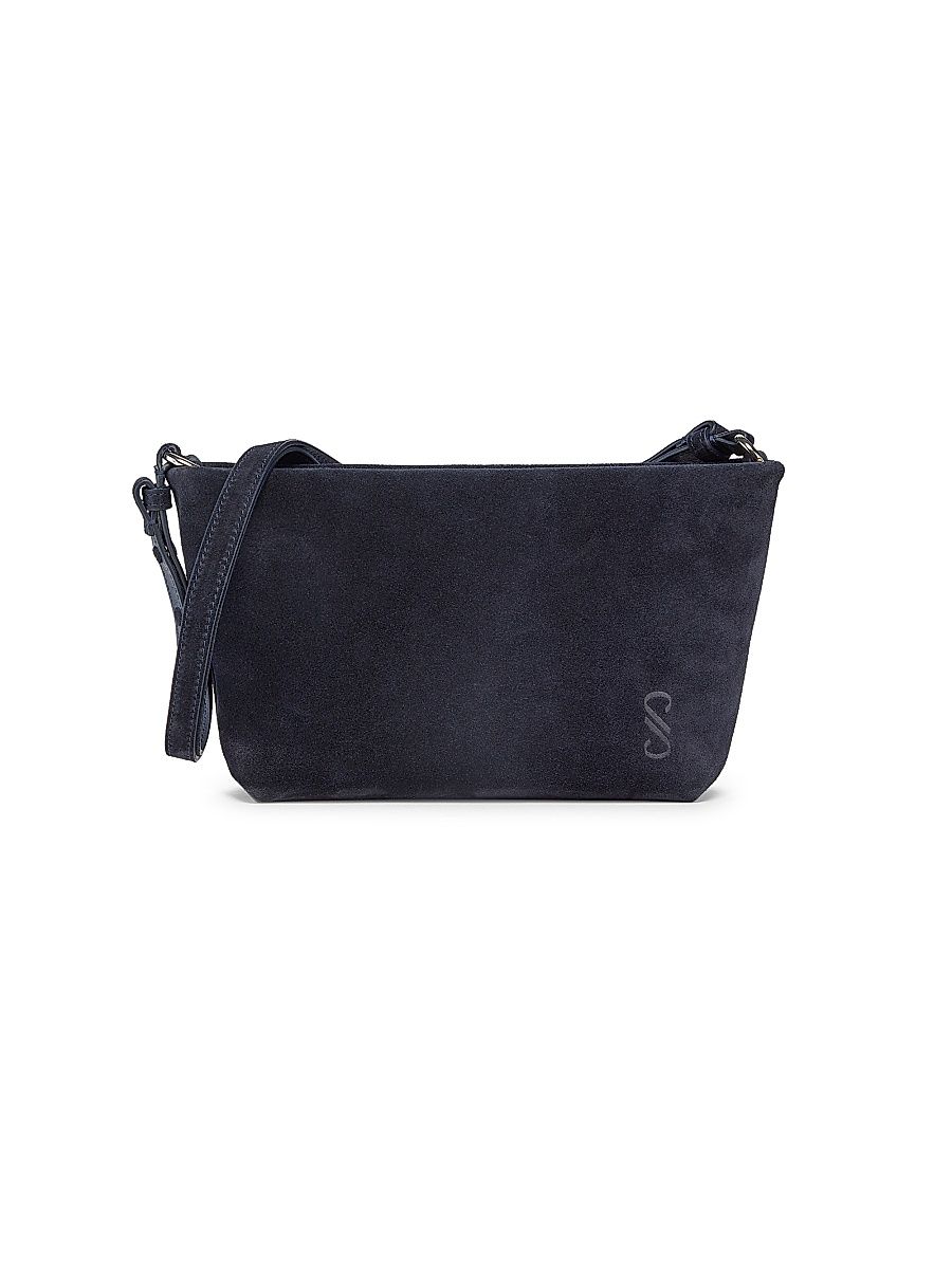 Women's Bond Suede Crossbody Bag - Deep Navy