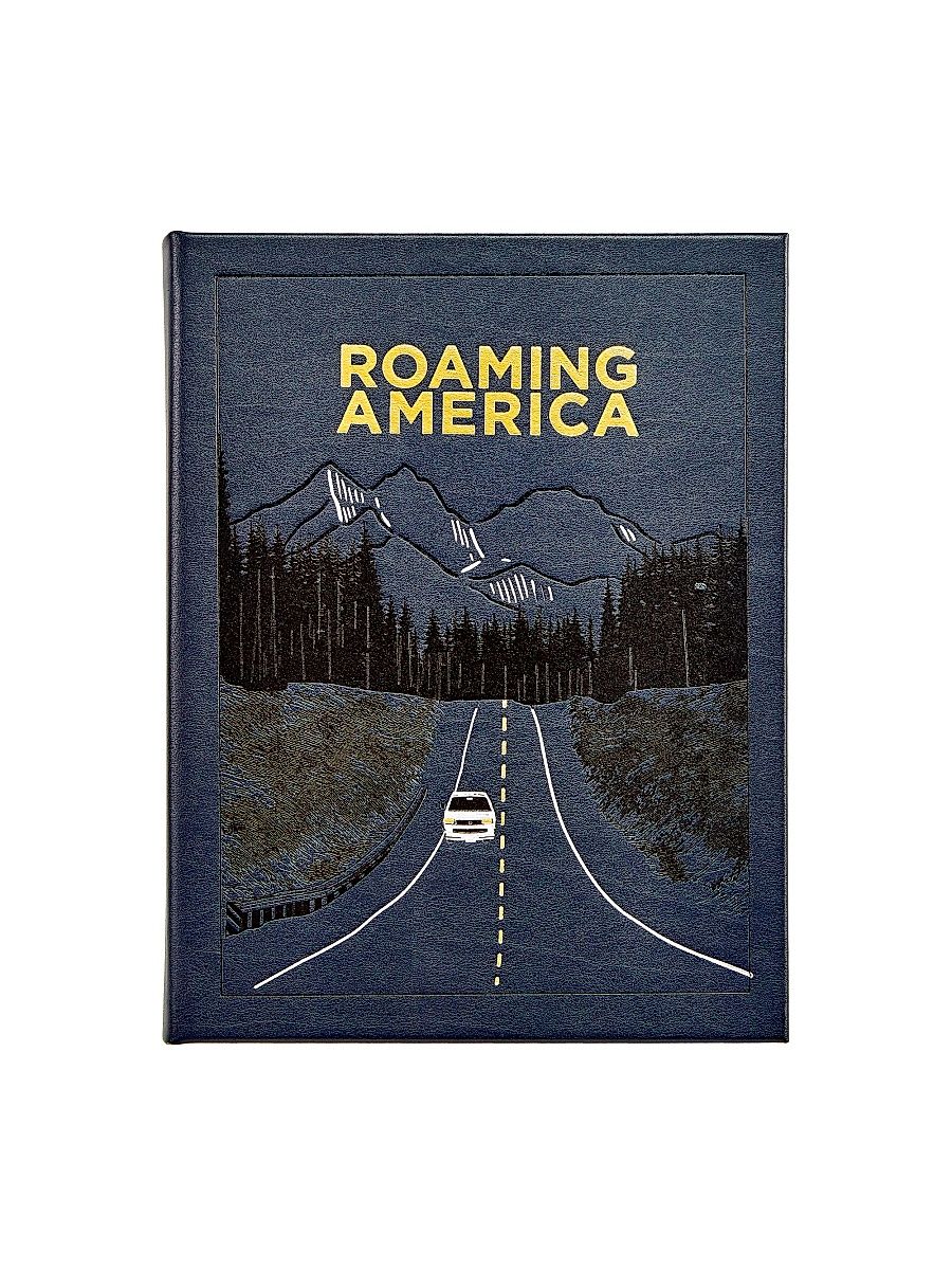 Graphic Image ''Roaming America'' Book - Navy