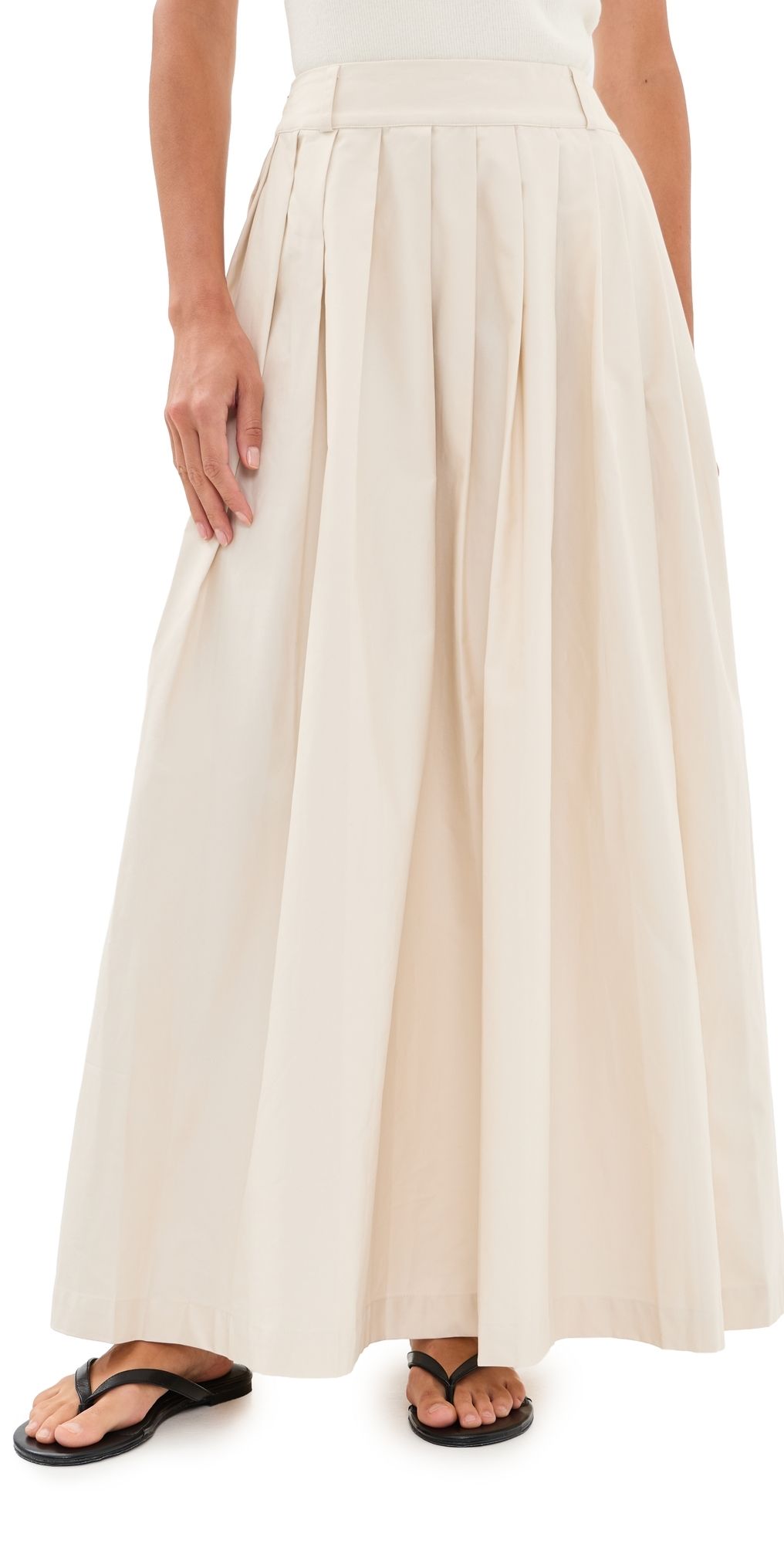 VRG GRL Delphi Maxi Skirt Cream XS
