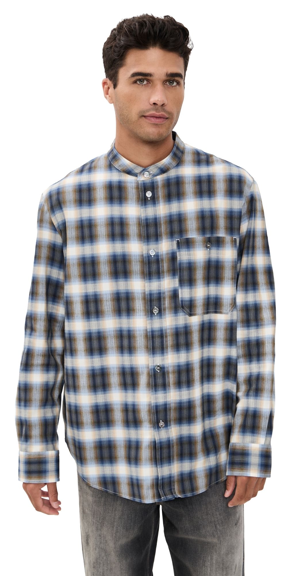 A. P.C. Chemise Thomas Shirt Iaa Blue L
