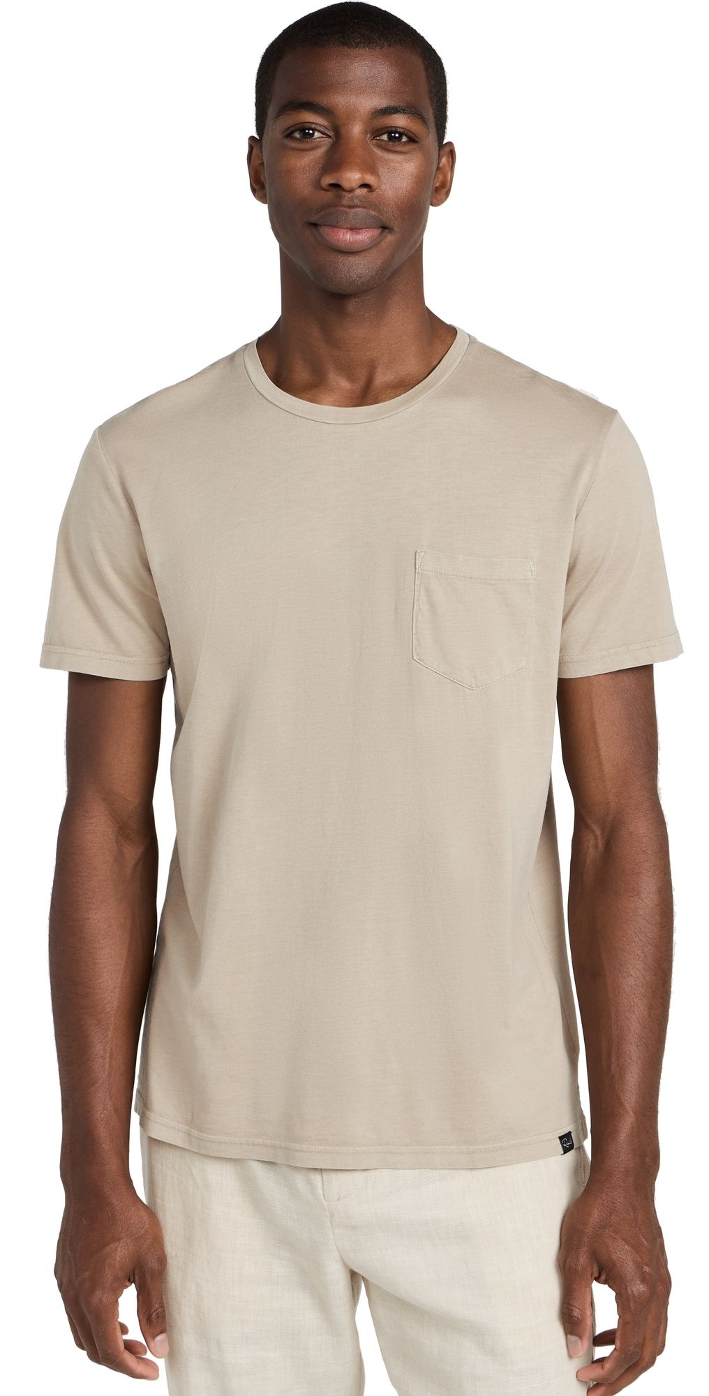 RAILS Johnny Pocket Tee Desert Sand M